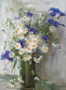 俄罗斯画家马克西姆·格拉德科花卉与静物油画作品欣赏