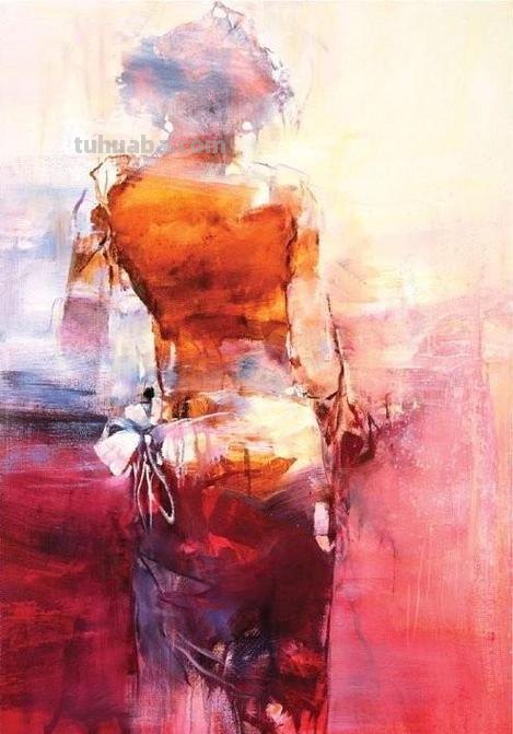 一组千娇百媚朦胧的女人油画︱德国艺术家Karin Volker的绘画作品