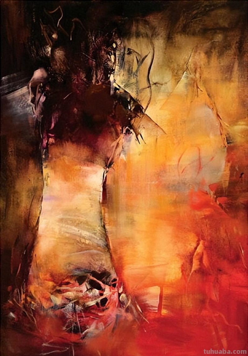 一组千娇百媚朦胧的女人油画︱德国艺术家Karin Volker的绘画作品