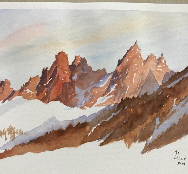 画山的色彩及画山的颜色 