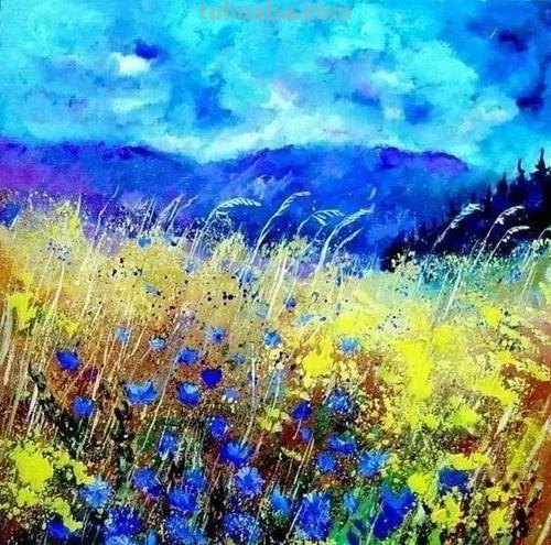 【绝美花海，用画笔尽情描绘花色彩】——涂画吧小编了解到 