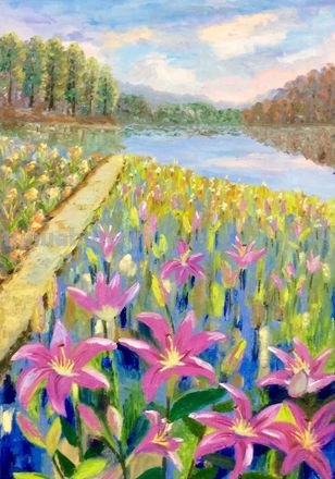 【绝美花海,用画笔尽情描绘花色彩】——涂画吧小编了解到