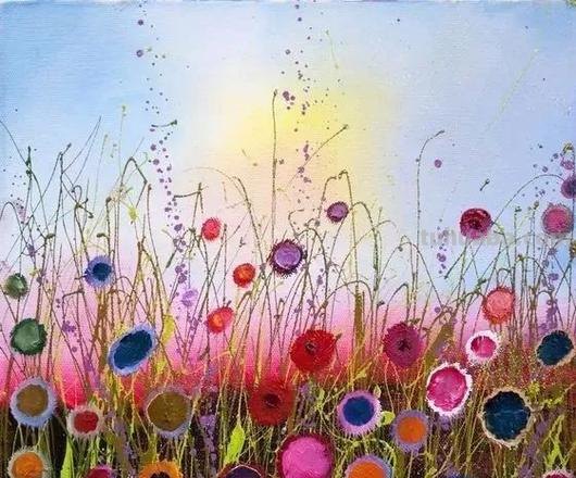 【绝美花海,用画笔尽情描绘花色彩】——涂画吧小编了解到