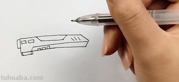 简笔画枪怎么画 如何画M416步枪的简笔画？