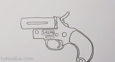 简笔画枪怎么画 如何画M416步枪的简笔画？