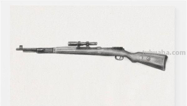 简笔画枪怎么画 如何画M416步枪的简笔画？