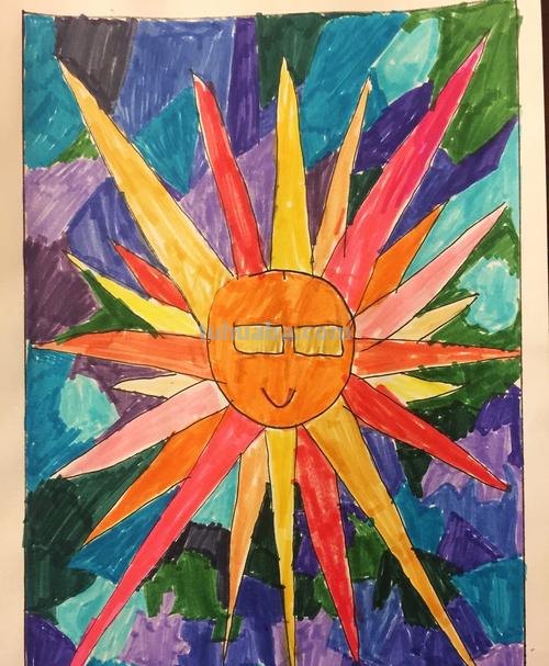 如何运用色彩斑斓的元素进行绘画？ 