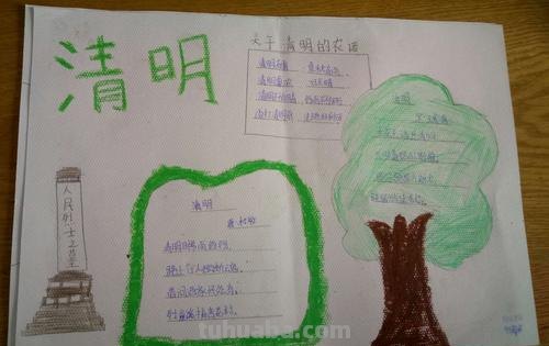 清明节的手抄报怎么画眼睛 小学生清明节手抄报大全？