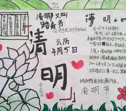 清明节的手抄报怎么画眼睛 小学生清明节手抄报大全?