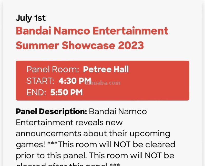 万代南梦宫将在AnimeExpo期间举办Showcase公开新情报