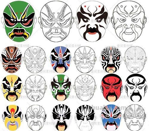 创意速写脸谱 一步一步教你画脸谱？