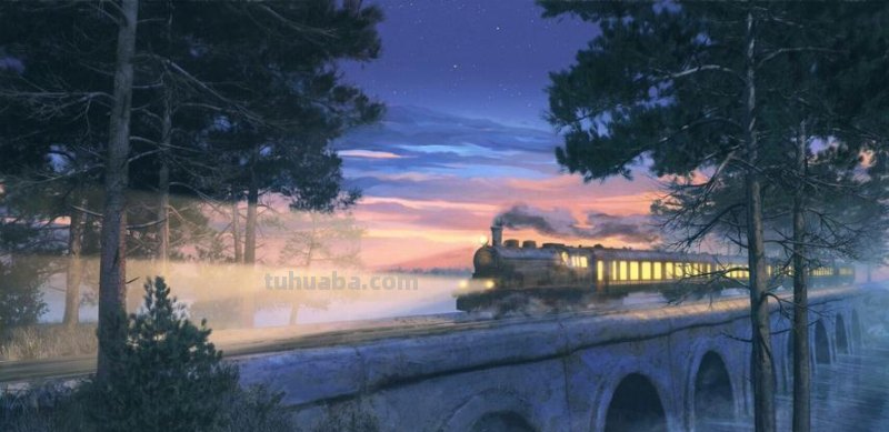 唯美动漫风景，精美的手机壁纸