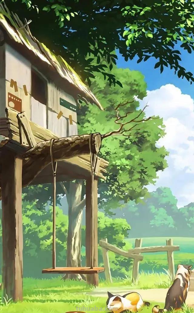 唯美动漫风景，精美的手机壁纸