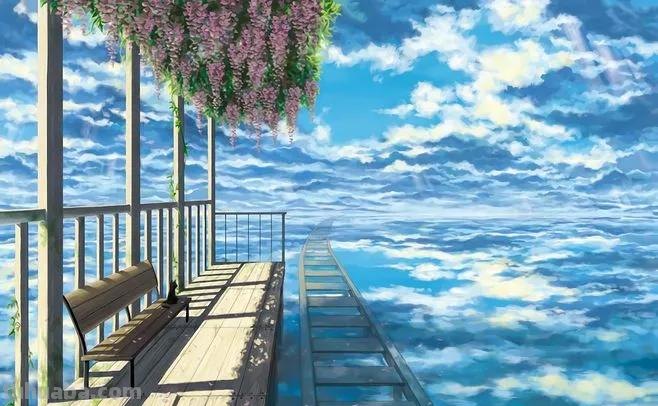 唯美动漫风景，精美的手机壁纸