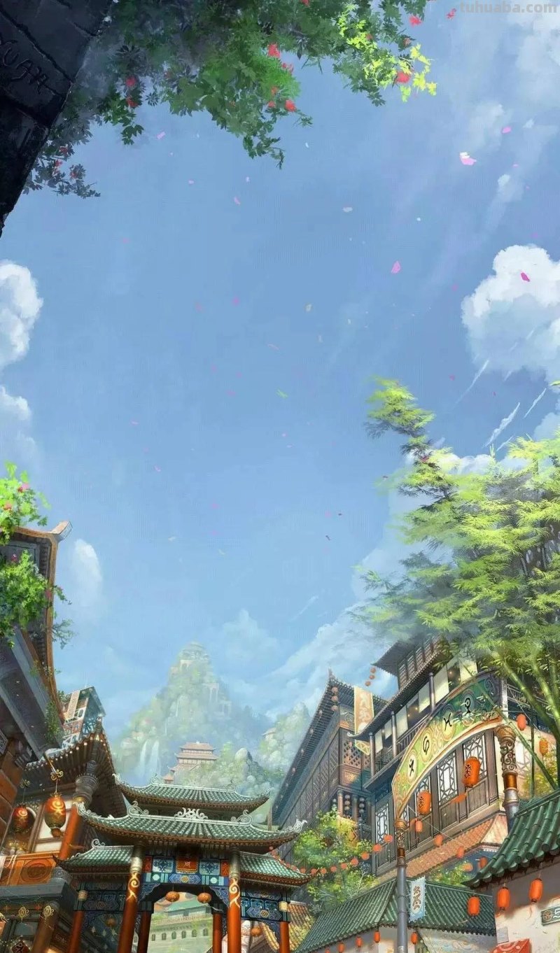 唯美动漫风景，精美的手机壁纸