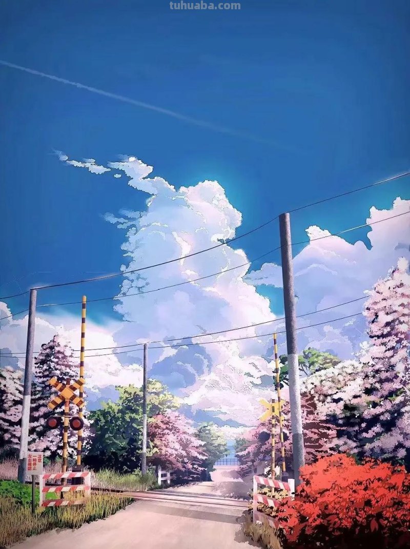 唯美动漫风景，精美的手机壁纸