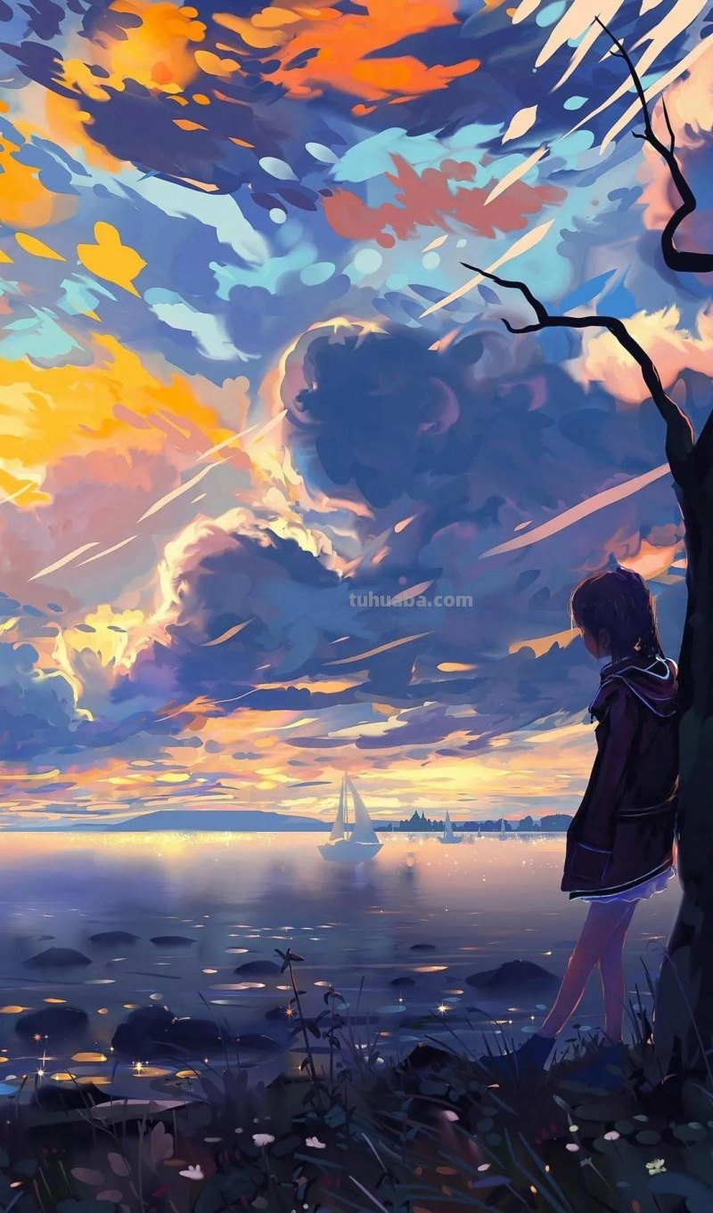 唯美动漫风景，精美的手机壁纸