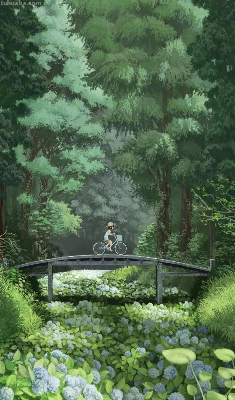 唯美动漫风景，精美的手机壁纸