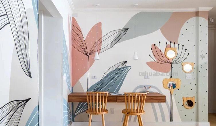 墙绘色彩及墙绘色彩搭配，打造独一无二的居家环境 