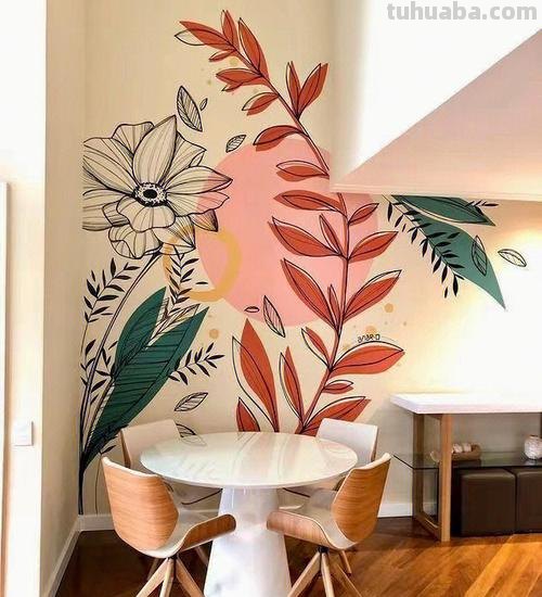 墙绘色彩及墙绘色彩搭配，打造独一无二的居家环境 