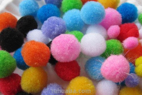 收藏大炮色彩毛绒球及大炮色彩毛绒球2 