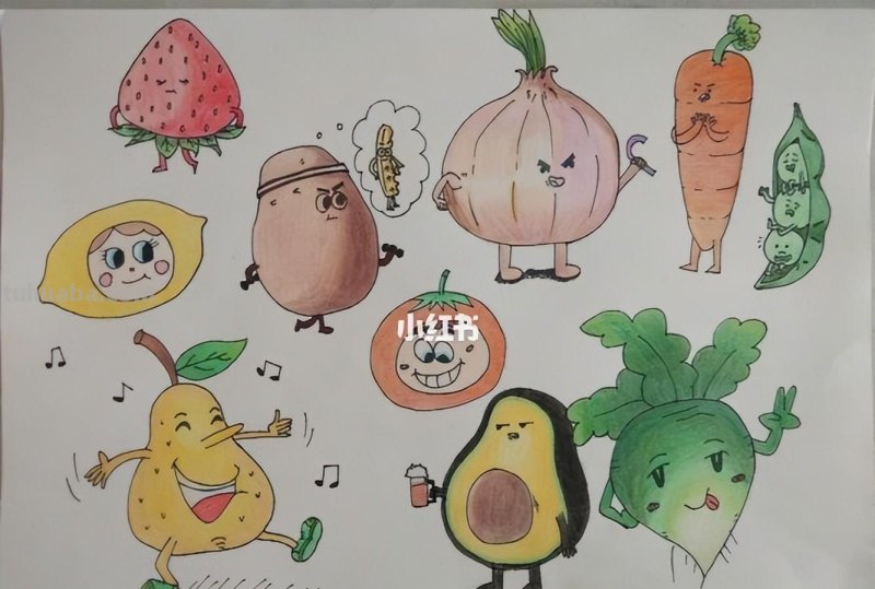 蔬菜故事拟人化简笔画