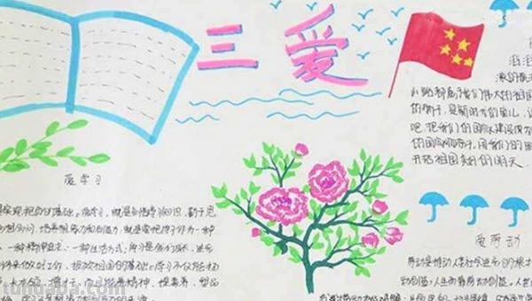三节三爱的手抄报怎么 三节三爱的内容？