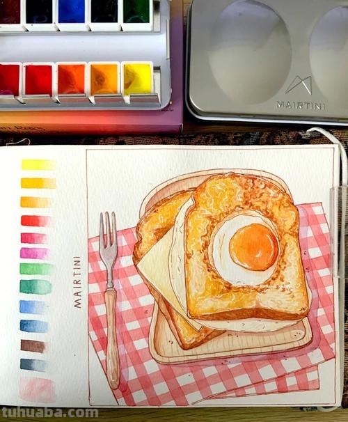 探寻色彩早餐的美味与艺术 