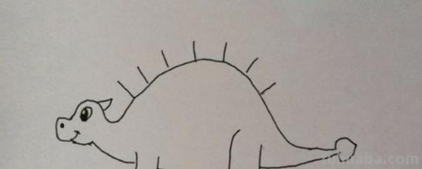 甲虫怎么画简笔画 甲龙宝宝简笔画画法？