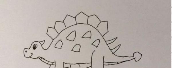 甲虫怎么画简笔画 甲龙宝宝简笔画画法？