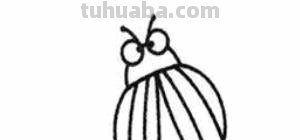 甲虫怎么画简笔画 甲龙宝宝简笔画画法？