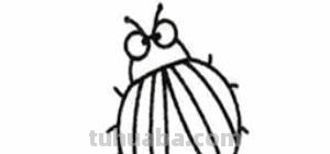 甲虫怎么画简笔画 甲龙宝宝简笔画画法？