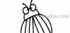 甲虫怎么画简笔画 甲龙宝宝简笔画画法？