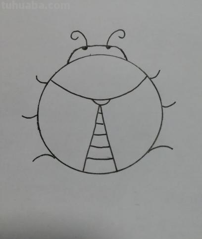 甲虫怎么画简笔画 甲龙宝宝简笔画画法？