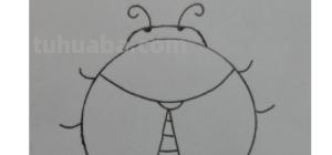 甲虫怎么画简笔画 甲龙宝宝简笔画画法？