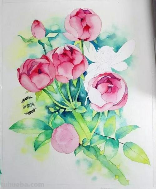 如何画出绚丽多彩的花卉——色彩花卉的教程图解