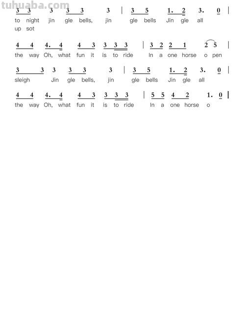 铃儿响叮当儿歌 铃儿响叮当儿歌英文版