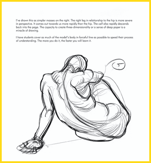 临摹动态速写 大动态速写该如何界定？