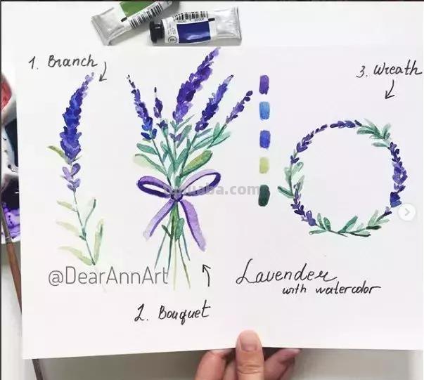 水彩教程｜ins达人教你0级学会水彩画