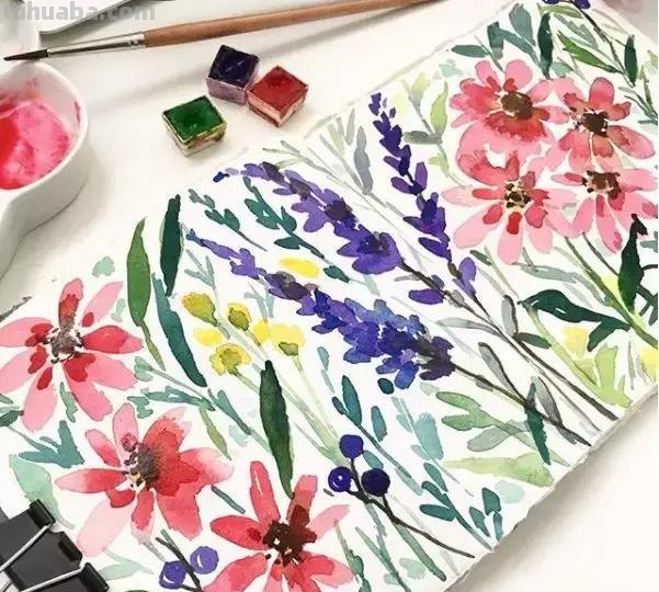 水彩教程｜ins达人教你0级学会水彩画