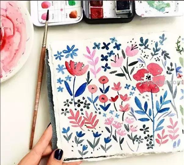 水彩教程｜ins达人教你0级学会水彩画