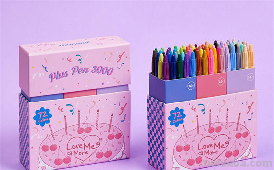 慕那美Plus Pen 3000 72色套装限量款全新上市掀起创意文具新风潮