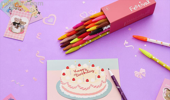 慕那美Plus Pen 3000 72色套装限量款全新上市掀起创意文具新风潮