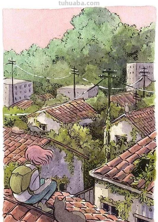 暖！芬兰插画师画出一组温馨日系风格水彩画