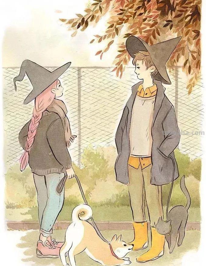 暖！芬兰插画师画出一组温馨日系风格水彩画