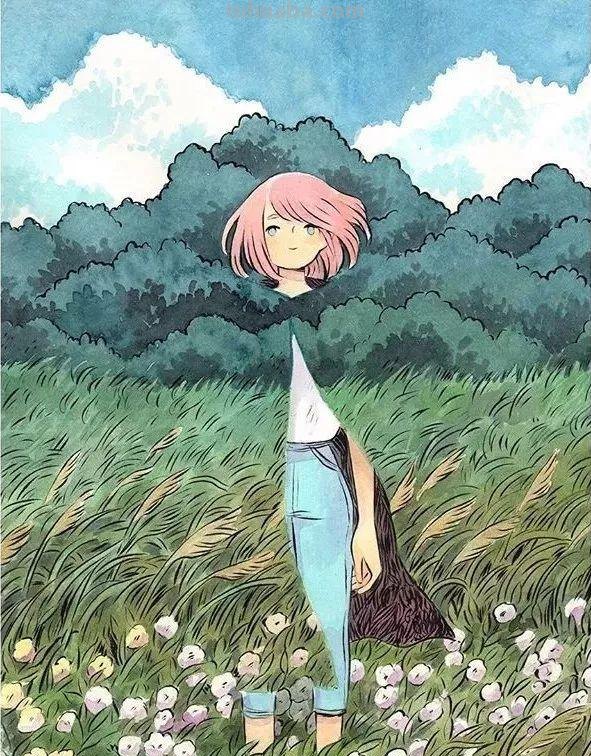 暖！芬兰插画师画出一组温馨日系风格水彩画