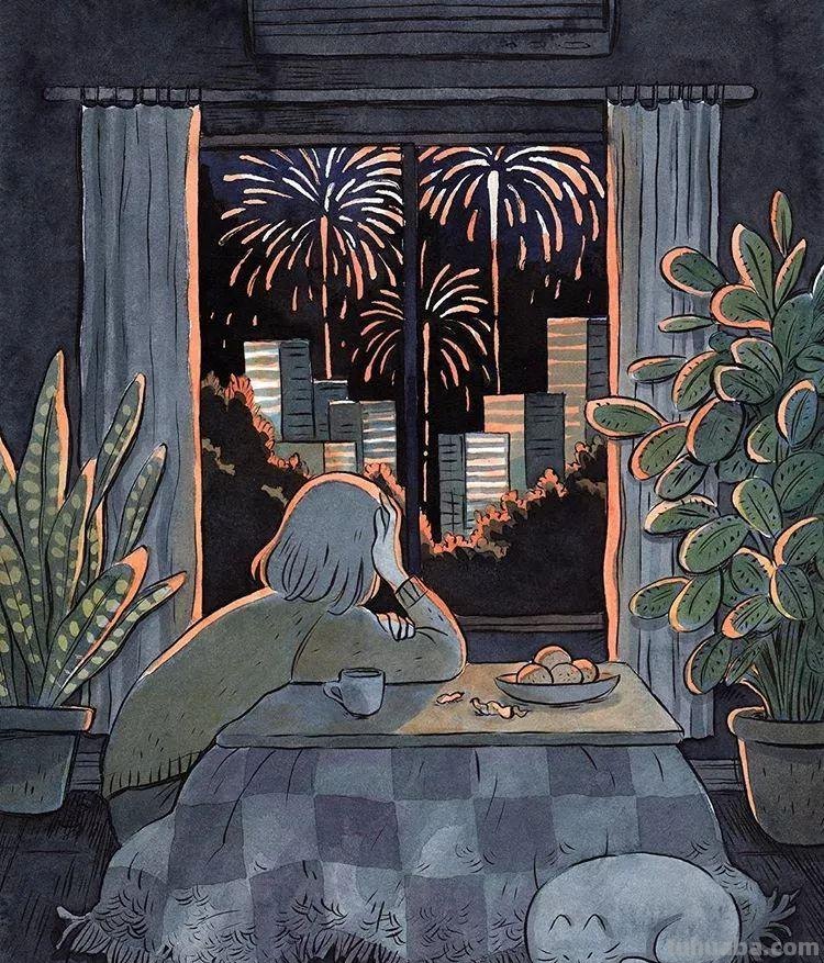 暖！芬兰插画师画出一组温馨日系风格水彩画