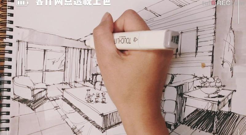 室内点速写 室内两点透视物体画法？