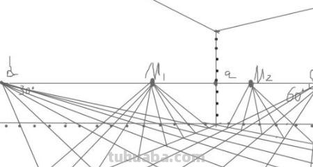 室内点速写 室内两点透视物体画法？