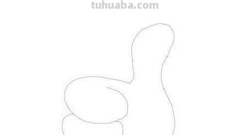简笔画手怎么画 如何画点赞的手？